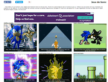 Tablet Screenshot of jeuxetsonic.com